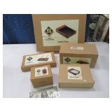 New 5pc LeatherLook Desktop Organizer SET