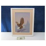 Eagle Needlepoint Framed Wall Art