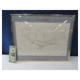 Fort Carson CO Autographed Eagle Drawing