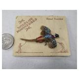 Early Pheasant WildlifeMini Pin no card