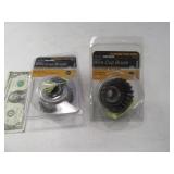 (2) New CRAFTSMAN PRO Wire Cup Brush tools