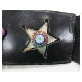 early Metal Badge TEXAS Sheriff obsolete
