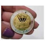 1oz Silver US ARMY Ingot Coin 1985 Mint Named