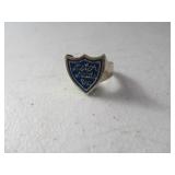 MOTOR MAIDS sz7 Ring Sterling? Unique Motorcycle