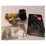 (2) Propane Tank FuelLevel Gauge & New HEYS Lock