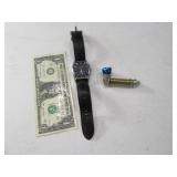 (2) FOSSIL Watch & 3" Smoking Metal Pipe
