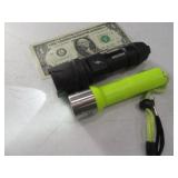 (2) LED 5.5" Flashlights Frogman~RayoVac EXC