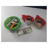 (3) New Roll FROG Tape & 2-shipping box tape