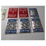 (6) 4x6 Alum ManCave FORD/BEER Switch Covers