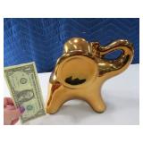 10" modern PotteryType Elephant Coin Bank