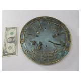 Solid Brass Sundial BASE ONLY 10"
