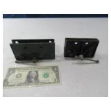(2) Small 4"/5" Benchtop Screw on Vises