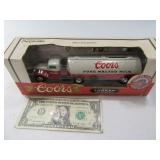 1937 Tanker COORS Diecast Bank 9" boxed