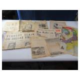 1963 KENNEDY SLAIN Dallas Newspaper