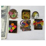 (6) Albuquerque NM Ballon Festival Pins