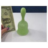 Early Green FENTON Bell Glass 6.5"