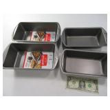 (4) New GOOD COOK nonstick Bread Pans