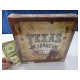 New TEXAS SHAKE EM Board Game