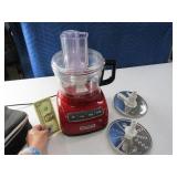 Red KITCHENAID Slicer Dicer Processor Shorty