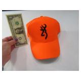 New Adj BROWNING Hunter Orange Ball Cap Hat