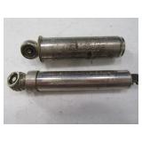 (2) Antique Air Tire Gauges Metal