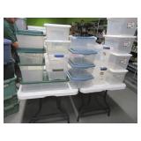 (19) Small/Medium Clear Storage Tubs 20qt ish $$