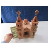 Terra Cotta CHURCH 8"x12" Beautiful CandleHouse?