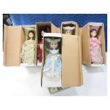 (5) BRADLEY DOLLS California Vintage 12" Dolls