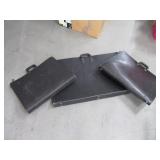 (3) Art/Paper Storage ZipUp Carry Cases