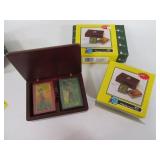 (2) New Golf Themed 2deck Playing Card Sets Cased