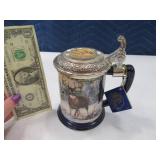 Franklin Mint DEER Collector Stein Rick Fields 5"
