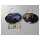 (2) KINCADE Suncatcher Glass Hangers
