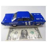 Ned Jarrett #11 Blue DieCast Car ACTION 10"
