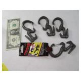 (4) New Figure9 Carabiner Rope Tighten Clips