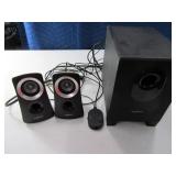 3pc LOGITECH Computer Speaker Set