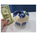 Unused 5" POLAND Pottery Covered Apple TreePattern
