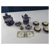 POLAND Pottery Mini Tea Type SET 15pc NEAT AA