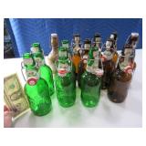 (13) HomeBrew Type ClampTop Beer Bottles
