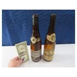 (2) Early Paper Label Wine Bottles Rare?