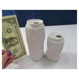 (2) ROSENTHALL unique Crushed Can Pottery