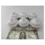 (6) Mini 2.5" KAISER Germany Porcelain Cov Servers