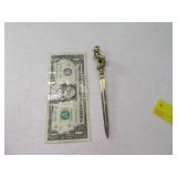 6" AngleTop Metal Letter Opener
