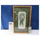 Owl Estate Art by DAVE BARTHOLET Framed 13.5x21.5