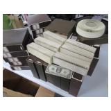 (30+) Empty Picture Slide Round Reels & a few rect