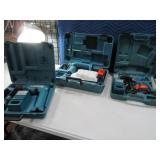 (3) Vtg MAKITA Cordless Tool Sets