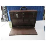 Kennedy? Vtg 20" Metal TableTop Tool Box