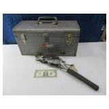 (2) 15" Craftsman Tool Box & sm Come A Long