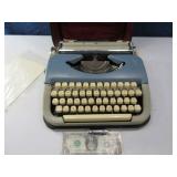 Vintage 12" Metal Compact Typewriter