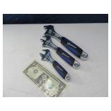 New KOBALT 3pc Cresent Wrench Set