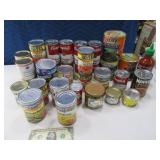 33items Pantry Contents Canned Goods Etc